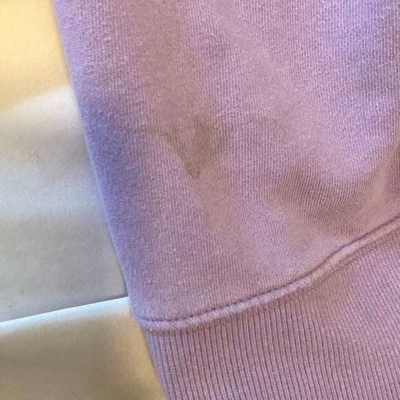 H&M Sweatshirt Women's Size M Purple Full Zip Snoopy Skateboard Graphic - Picture 6 of 8